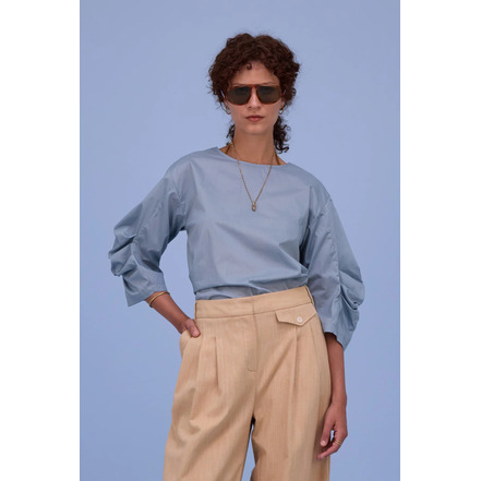 Nathalie Vleeschouwer blouse blauw