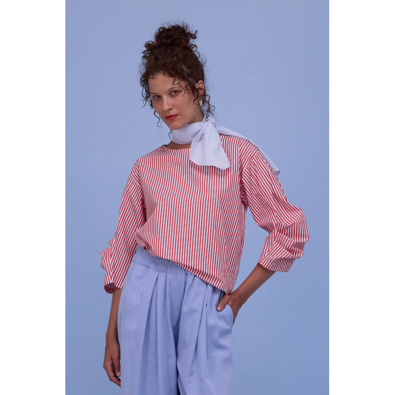 Nathalie Vleeschouwer blouse rood 2