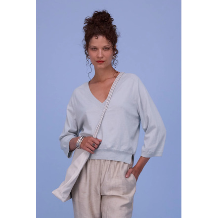 Nathalie Vleeschouwer trui blauw