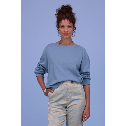 Nathalie Vleeschouwer trui blauw