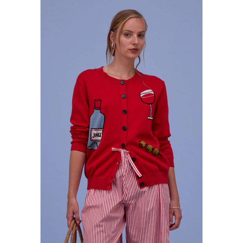 Nathalie Vleeschouwer cardigan red 2