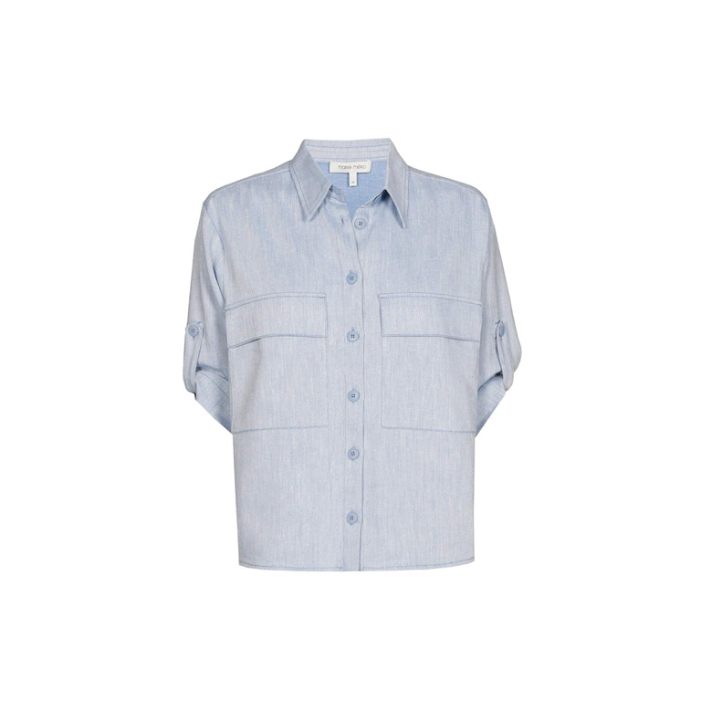 Marie Mero blouse blue 1