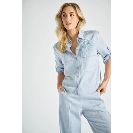 Marie Mero blouse blue