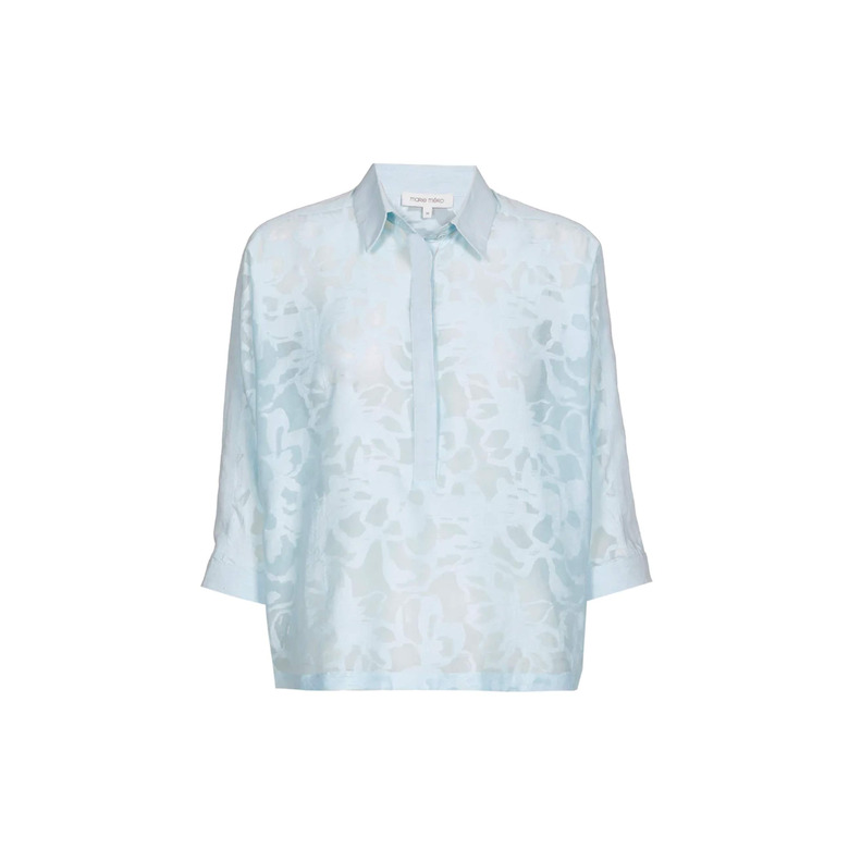 Marie Mero blouse blue 1