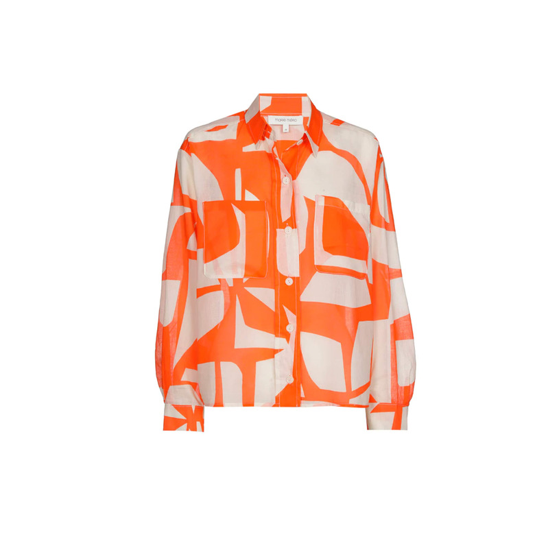 Marie Mero blouse orange 1