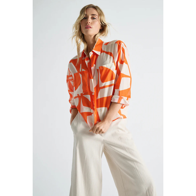 Marie Mero blouse orange 2