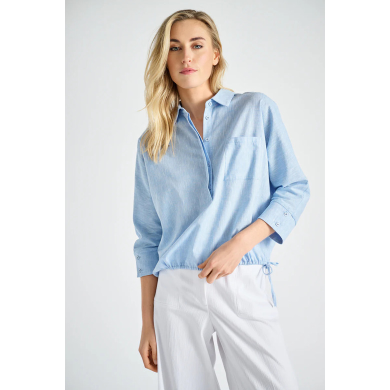 Marie Mero blouse blue 2
