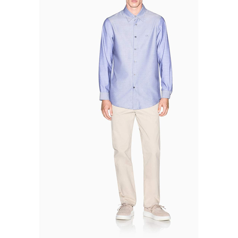 Armani Exchange hemd blauw 2