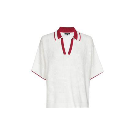 Caroline Biss polo ecru