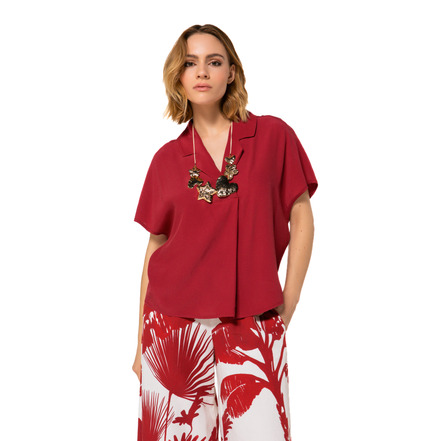 Caroline Biss chemisier bordeaux