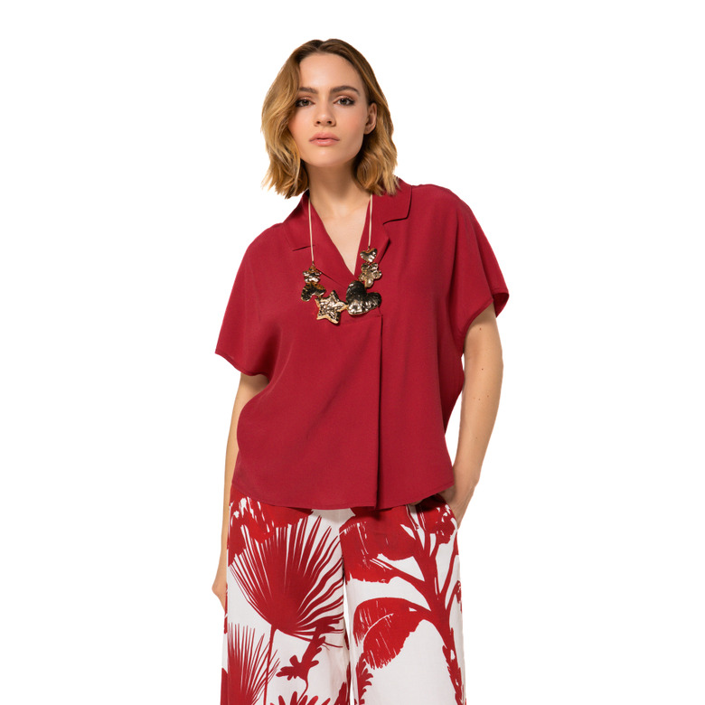 Caroline Biss chemisier bordeaux 2