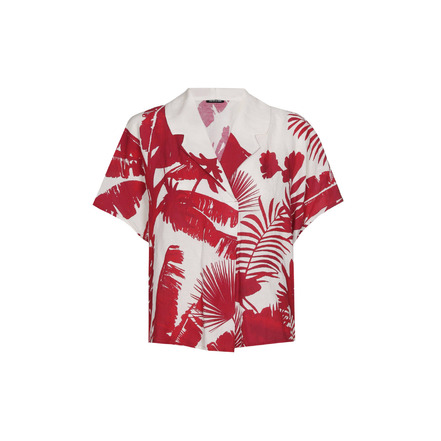 Caroline Biss chemisier rouge