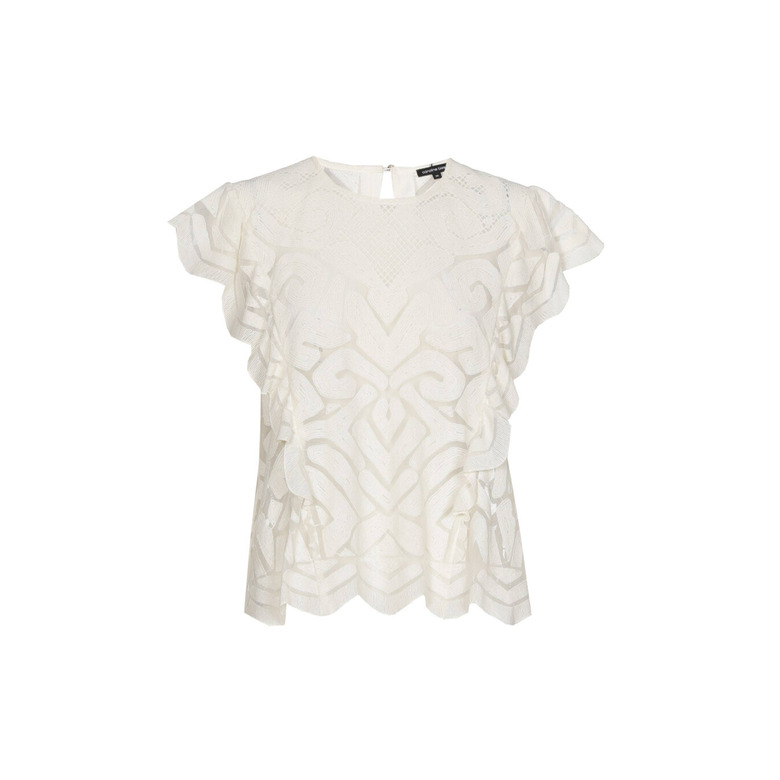 Caroline Biss chemisier ecru 1