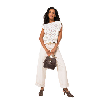 Caroline Biss chemisier ecru