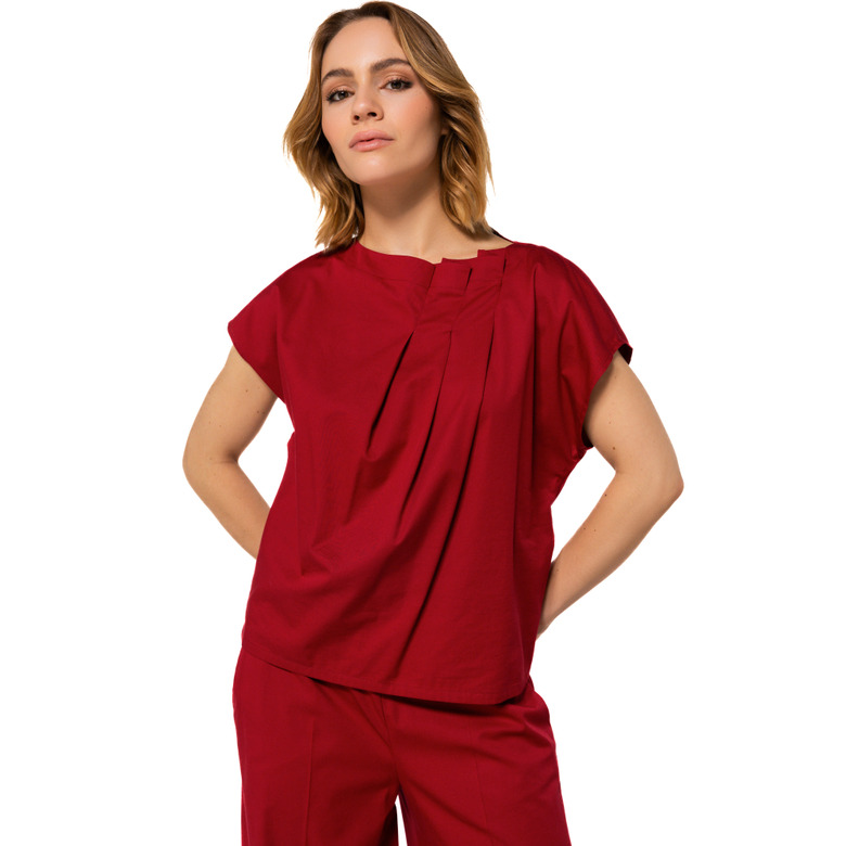 Caroline Biss chemisier bordeaux 2