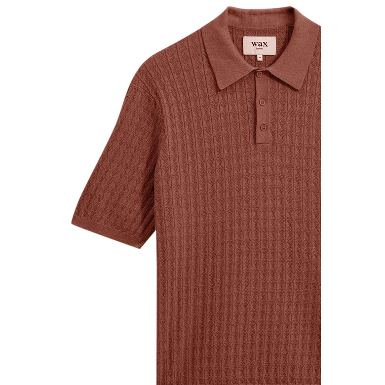 Wax London polo oranje 2