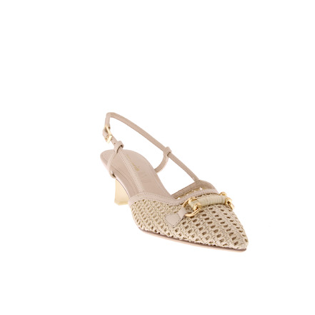 Tamaris slingbacks ecru