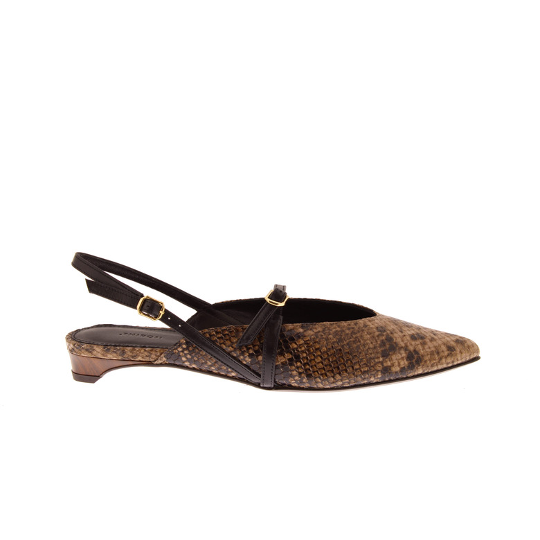 Thiron slingbacks brun 1