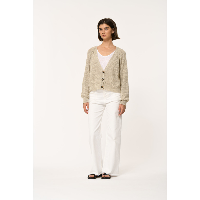 La Fee Maraboutee cardigan beige 2