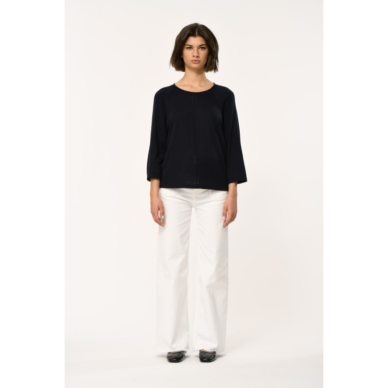 La Fee Maraboutee pull bleu 2
