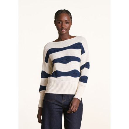 La Fee Maraboutee pullover blau