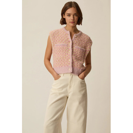 Des Petits Hauts cardigan roze