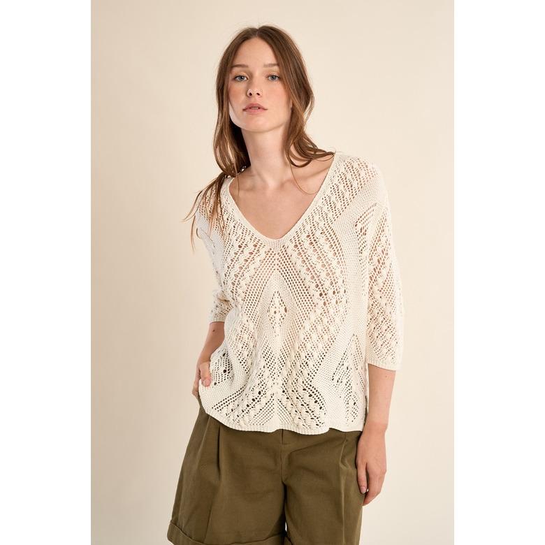 Molly Bracken pull ecru 2