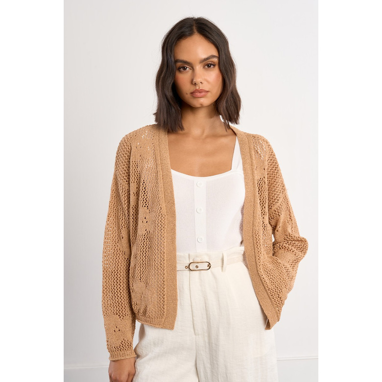 Molly Bracken strickjacke camel 2