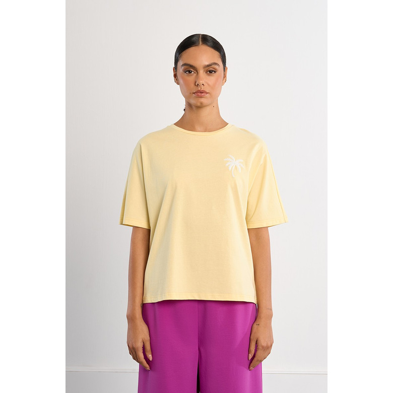 Molly Bracken t-shirt geel 2