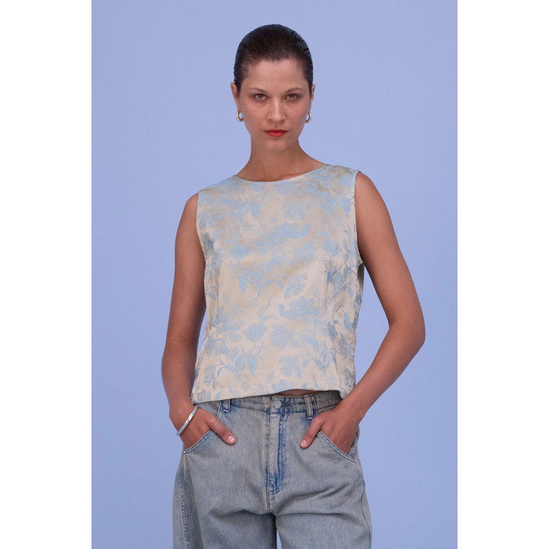 Nathalie Vleeschouwer blouse blue 2