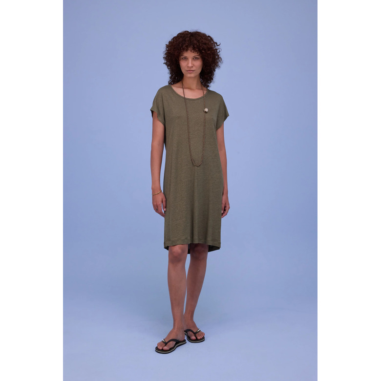 Nathalie Vleeschouwer robe vert 2