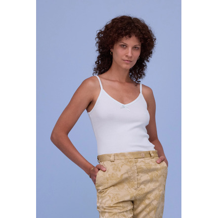 Nathalie Vleeschouwer top blanc