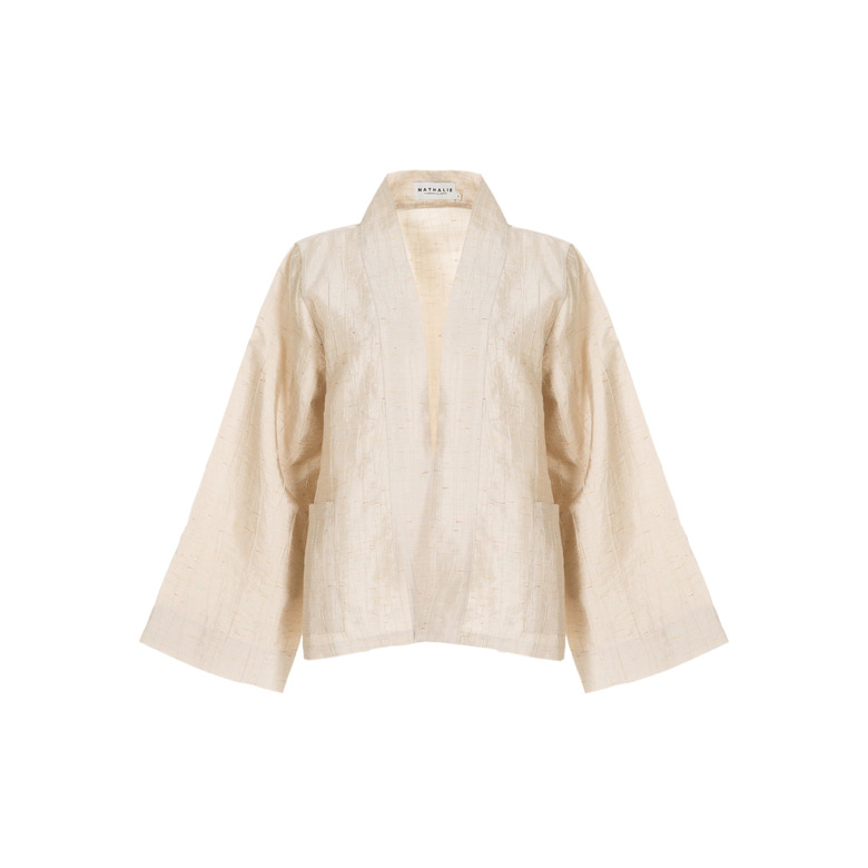 Nathalie Vleeschouwer vest beige 1