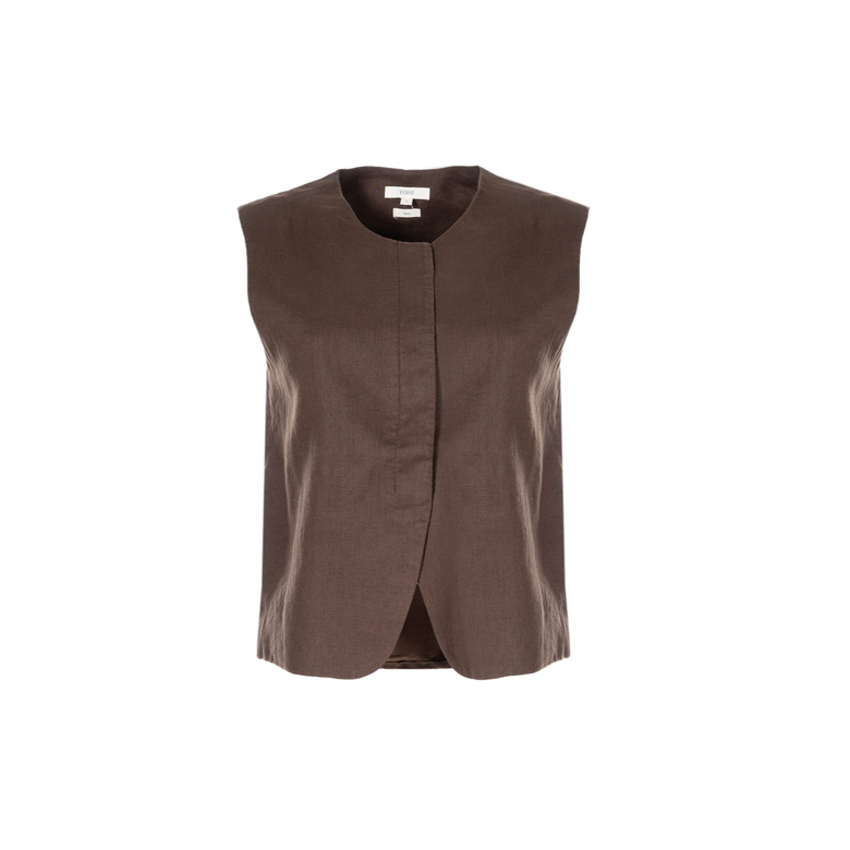 Yerse gilet brun 1
