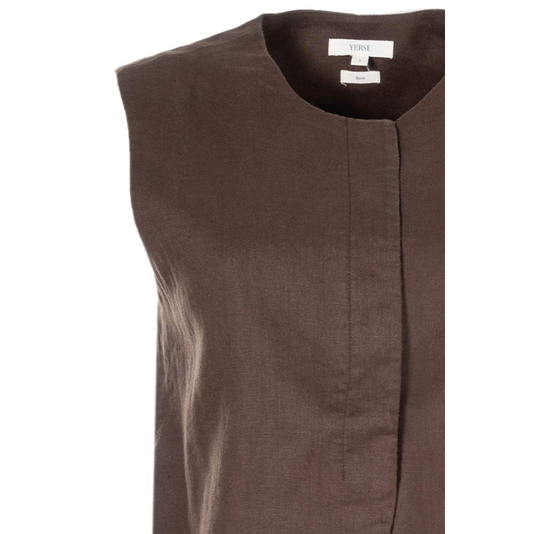 Yerse gilet brun 2