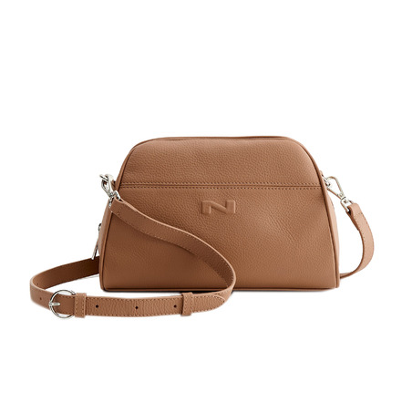 Nathan-baume sac bandoulière cognac