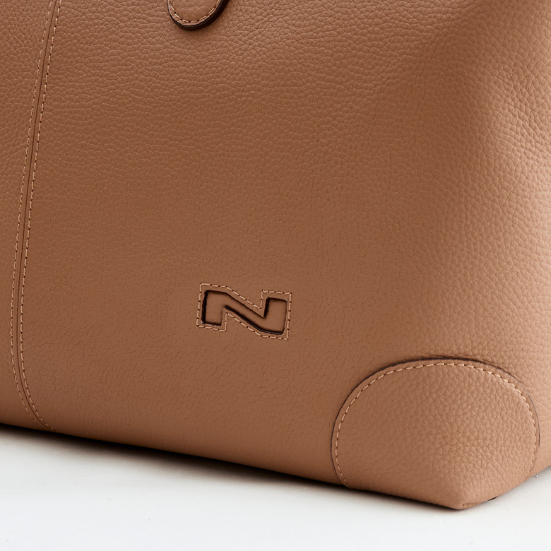 Nathan-baume sac de voyage cognac 5