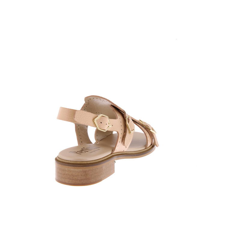 Pertini sandales nude 4