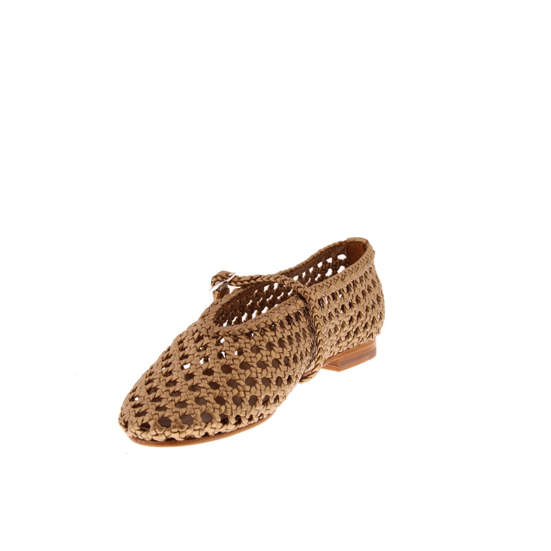 Allan K ballerines bronze 3
