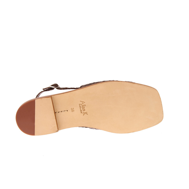 Allan K sandales brun 5