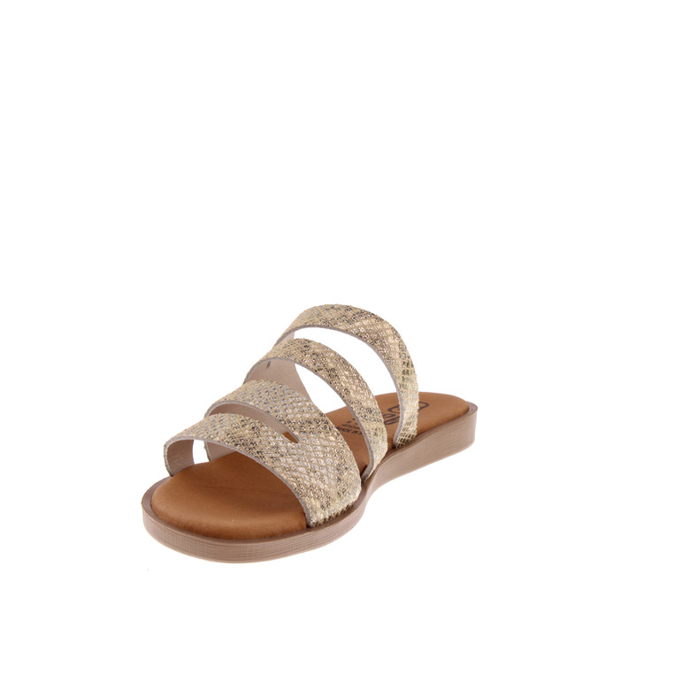 Hee! slippers gold 3