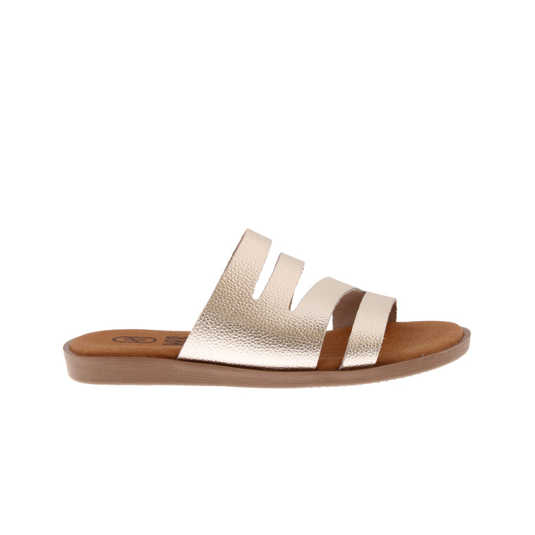 Hee! slippers gold 1