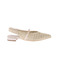Valentina slingbacks ecru 1