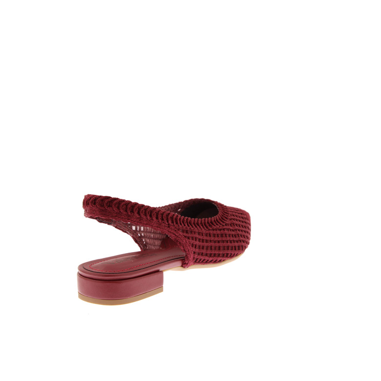 Valentina slingbacks bordeaux 4