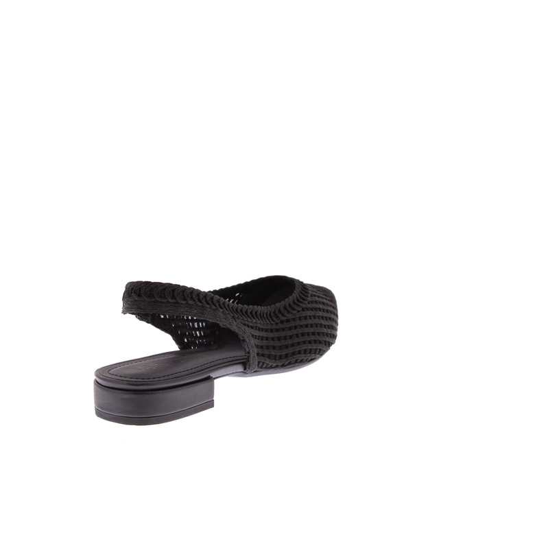 Valentina slingbacks zwart 4