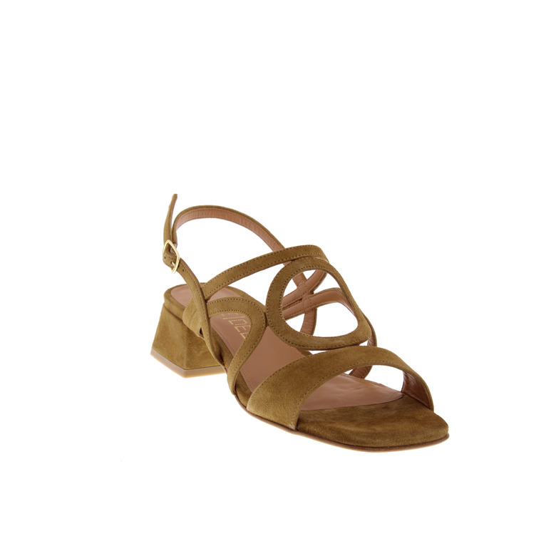 Julie Dee sandales camel 2