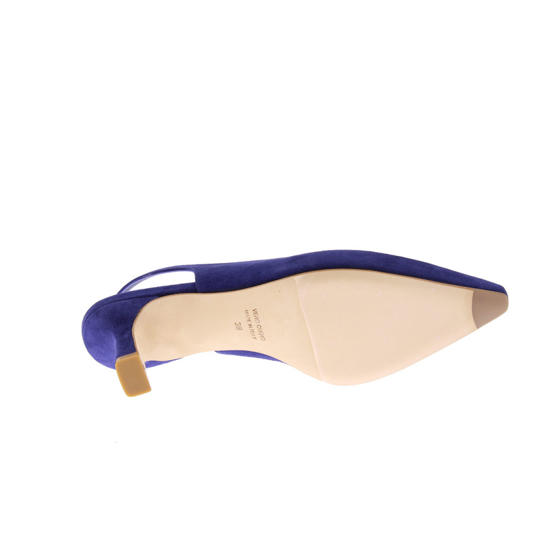 Julie Dee slingbacks bleu 5