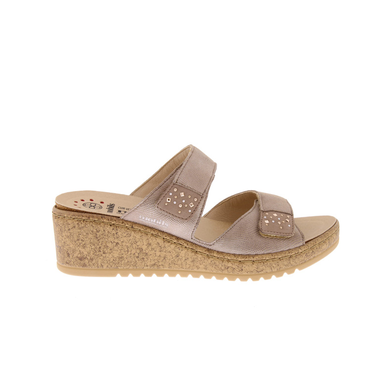 Mephisto Mobils slippers taupe 1