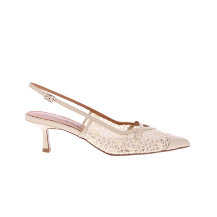 Bibi Lou slingbacks ecru