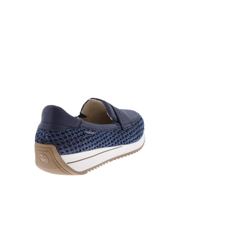 Rieker mocassins & loafers blauw 4